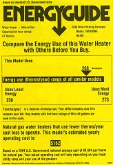 yellow energyguide label, Boston, Norfolk MA